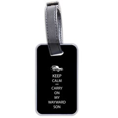 Keep Calm And Carry On My Wayward Son Luggage Tags (two Sides) by TheFandomWard