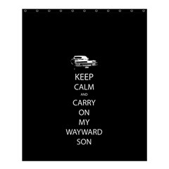 Keep Calm And Carry On My Wayward Son Shower Curtain 60  X 72  (medium)  by TheFandomWard