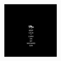 Keep Calm And Carry On My Wayward Son Medium Glasses Cloth (2-side) by TheFandomWard