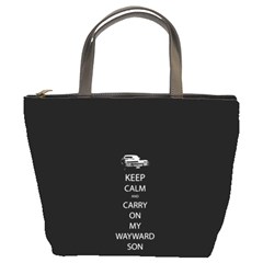 Keep Calm And Carry On My Wayward Son Bucket Bags by TheFandomWard