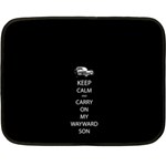 Keep Calm and Carry On My Wayward Son Fleece Blanket (Mini) 35 x27  Blanket