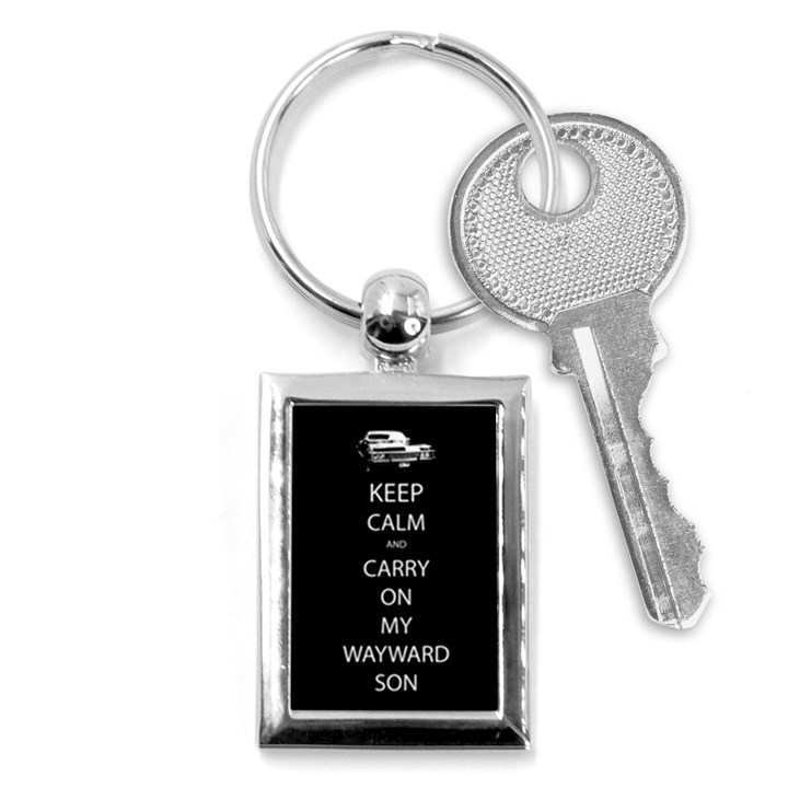 Carry On Centered Key Chains (Rectangle) 