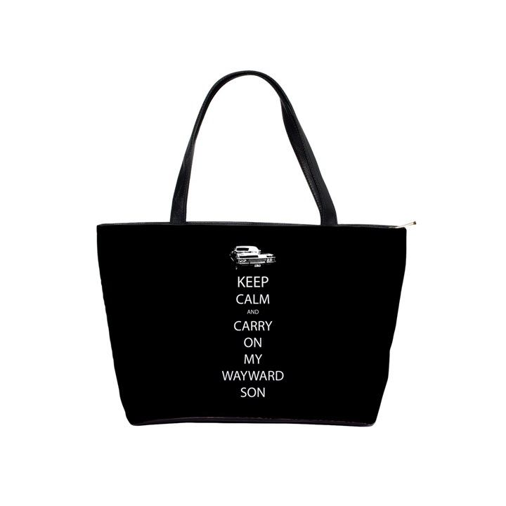 Keep Calm and Carry On My Wayward Son Large Shoulder Bag