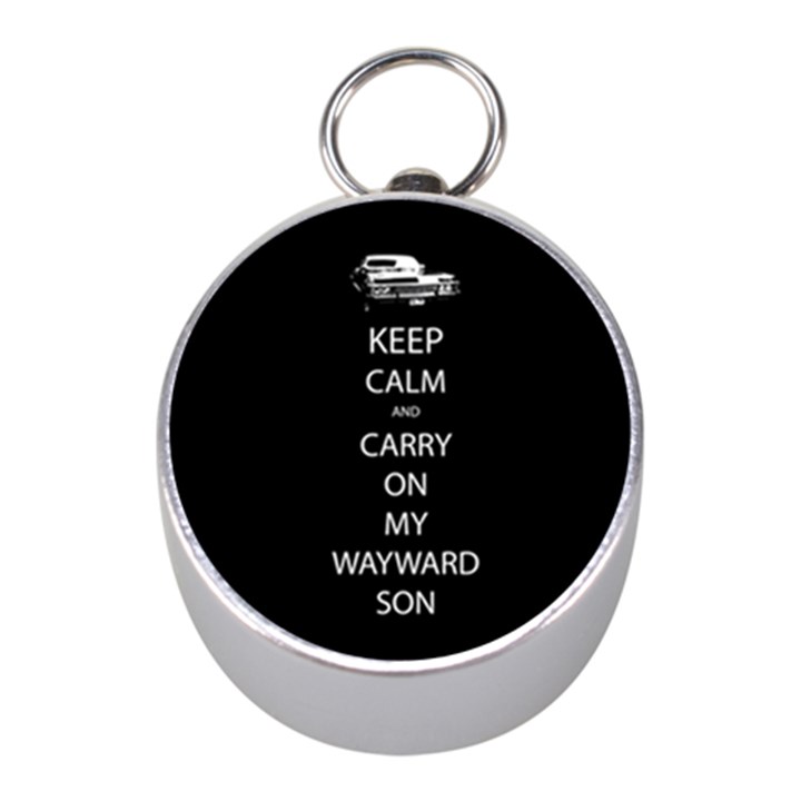 Carry On Centered Mini Silver Compasses