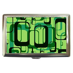 Retro Pattern 1971 Green Cigarette Money Cases by ImpressiveMoments