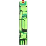 Retro Pattern 1971 Green Large Book Marks Front