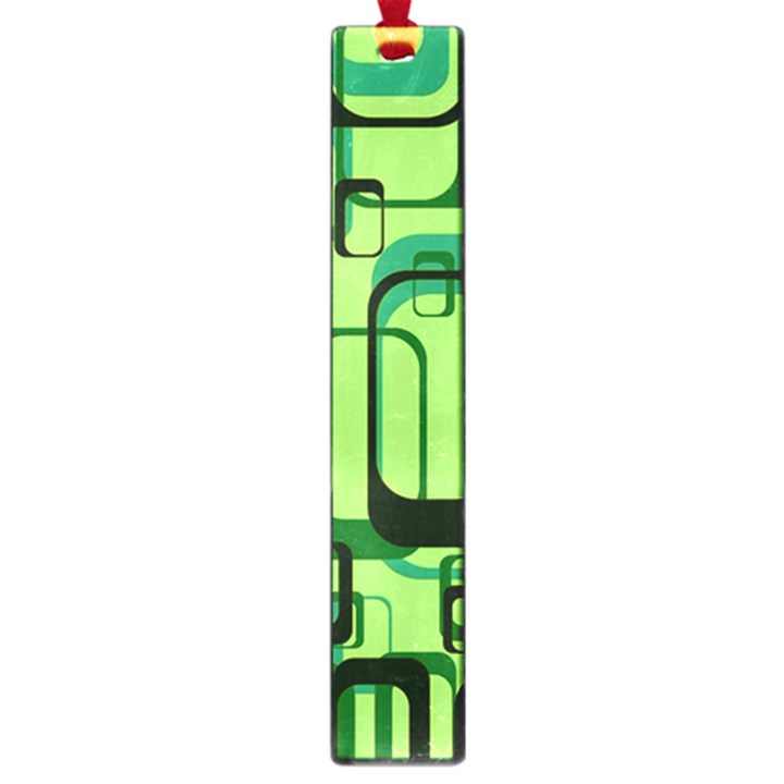 Retro Pattern 1971 Green Large Book Marks