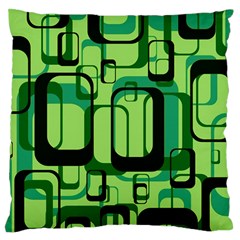 Retro Pattern 1971 Green Standard Flano Cushion Cases (two Sides)  by ImpressiveMoments