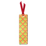 70s Green Orange Pattern Small Book Marks Front