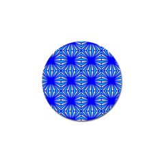 Retro Blue Pattern Golf Ball Marker (4 Pack) by ImpressiveMoments