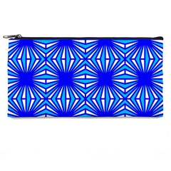 Retro Blue Pattern Pencil Cases by ImpressiveMoments