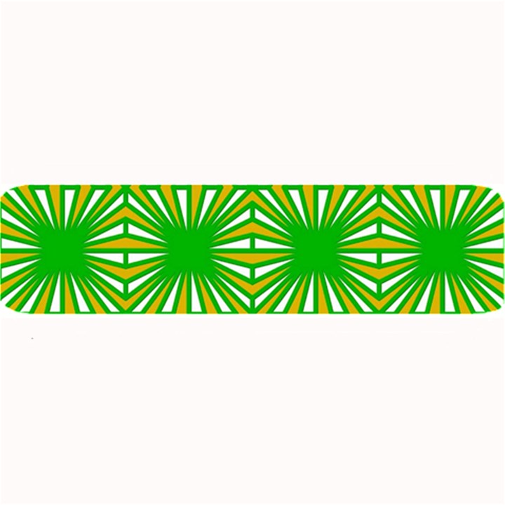 Retro Green Pattern Large Bar Mats