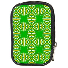 Retro Green Pattern Compact Camera Cases