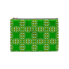 Retro Green Pattern Cosmetic Bag (medium) 