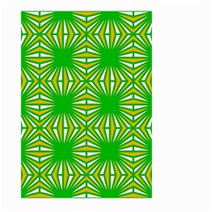 Retro Green Pattern Large Garden Flag (two Sides) by ImpressiveMoments