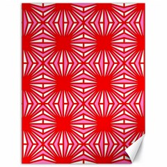 Retro Red Pattern Canvas 18  X 24   by ImpressiveMoments