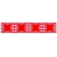 Retro Red Pattern Flano Scarf (large)  by ImpressiveMoments