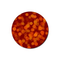 Modern Bokeh 12 Rubber Coaster (round)  by ImpressiveMoments