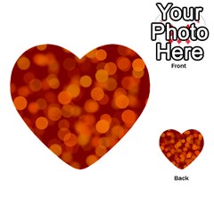 Modern Bokeh 12 Multi-purpose Cards (heart)  by ImpressiveMoments