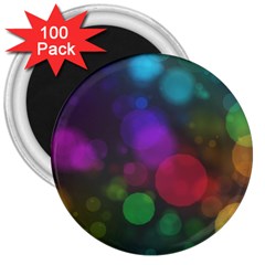 Modern Bokeh 15 3  Magnets (100 Pack) by ImpressiveMoments