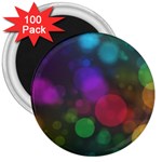 Modern Bokeh 15 3  Magnets (100 pack) Front