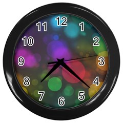 Modern Bokeh 15 Wall Clocks (black) by ImpressiveMoments