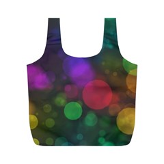 Modern Bokeh 15 Full Print Recycle Bags (m)  by ImpressiveMoments