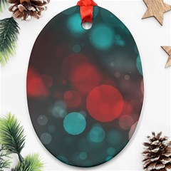 Modern Bokeh 15b Ornament (oval)  by ImpressiveMoments