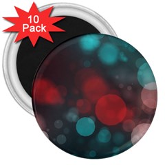 Modern Bokeh 15b 3  Magnets (10 Pack)  by ImpressiveMoments