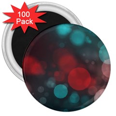 Modern Bokeh 15b 3  Magnets (100 Pack) by ImpressiveMoments