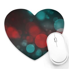 Modern Bokeh 15b Heart Mousepads by ImpressiveMoments