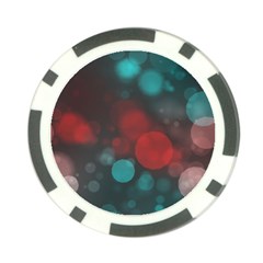 Modern Bokeh 15b Poker Chip Card Guards by ImpressiveMoments