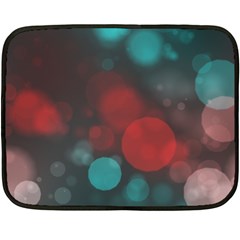 Modern Bokeh 15b Double Sided Fleece Blanket (mini)  by ImpressiveMoments