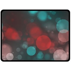 Modern Bokeh 15b Fleece Blanket (large)  by ImpressiveMoments