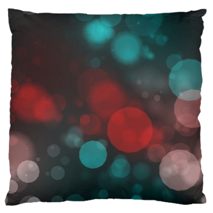 Modern Bokeh 15b Standard Flano Cushion Cases (One Side) 