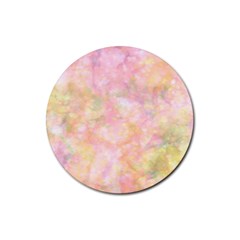 Softly Lights, Bokeh Rubber Round Coaster (4 Pack)  by ImpressiveMoments