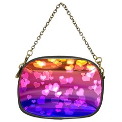 Lovely Hearts, Bokeh Chain Purses (two Sides)  by ImpressiveMoments