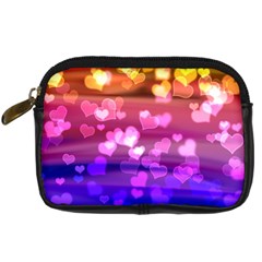 Lovely Hearts, Bokeh Digital Camera Cases by ImpressiveMoments