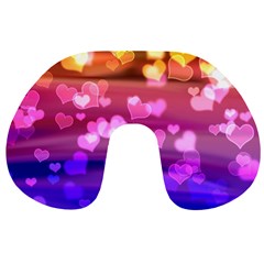 Lovely Hearts, Bokeh Travel Neck Pillows