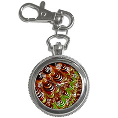 Special Fractal 31 Green,brown Key Chain Watches by ImpressiveMoments