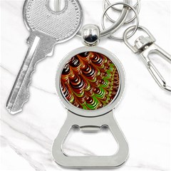 Special Fractal 31 Green,brown Bottle Opener Key Chains by ImpressiveMoments