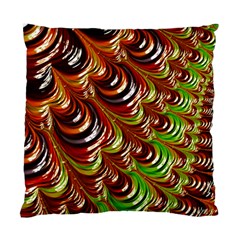 Special Fractal 31 Green,brown Standard Cushion Cases (two Sides)  by ImpressiveMoments