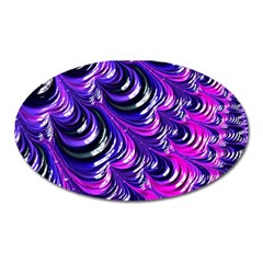 Special Fractal 31pink,purple Oval Magnet by ImpressiveMoments