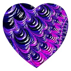 Special Fractal 31pink,purple Jigsaw Puzzle (heart) by ImpressiveMoments