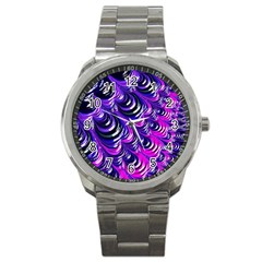 Special Fractal 31pink,purple Sport Metal Watches by ImpressiveMoments