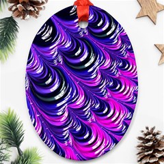 Special Fractal 31pink,purple Oval Ornament (two Sides) by ImpressiveMoments