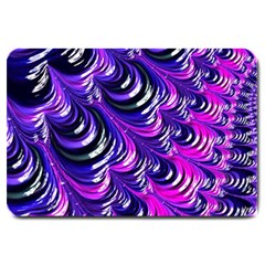 Special Fractal 31pink,purple Large Doormat  by ImpressiveMoments