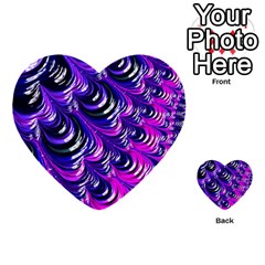 Special Fractal 31pink,purple Multi-purpose Cards (heart)  by ImpressiveMoments