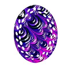 Special Fractal 31pink,purple Oval Filigree Ornament (2-side)  by ImpressiveMoments