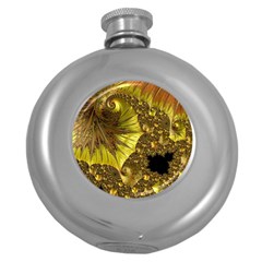 Special Fractal 35cp Round Hip Flask (5 Oz) by ImpressiveMoments